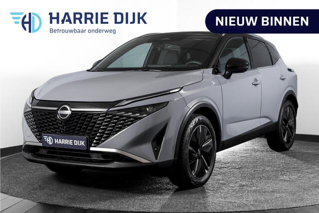 Nissan QASHQAI 1.3 MHEV Xtronic 158 PK Tekna | Pano | Memory | Matrix LED | Winterpakket | Dig. Cockpit | Adapt. Cruise | 360 Camera | NAV+App. Connect | ECC | Elek Klep | LM 19" | 3262