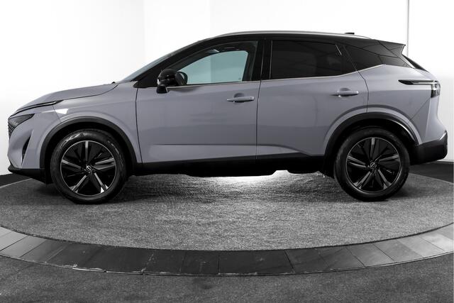 Nissan QASHQAI 1.3 MHEV Xtronic 158 PK Tekna | Pano | Memory | Matrix LED | Winterpakket | Dig. Cockpit | Adapt. Cruise | 360 Camera | NAV+App. Connect | ECC | Elek Klep | LM 19" | 3262