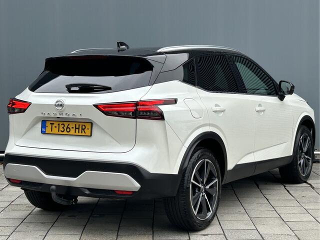 Nissan QASHQAI BWJ 2022 | 1.3 MHEV 141PK Tekna | TREKHAAK | PANO DAK | LEDER/STOF | 360 CAMERA | NAVI | CLIMA | CARPLAY | PDC 2X |