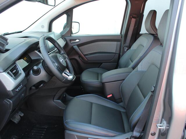 Nissan Townstar Evalia Tekna L2 45 kWh / Nieuw Uit Voorraad Leverbaar / Navigatie + Apple Carplay/Android Auto / Snellader / 7 Persoons / Stoelverwarming /