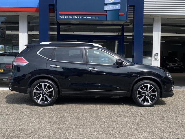 Nissan X-TRAIL 1.6 DIG-T Tekna / NL-Auto / Dealer-Onderhouden / Open-Panodak / Cruise-Control / Vol-Leder / Stoelverwarming / Elektr.-Stoelen / Elektr.-Achterklep / Trekhaak / Keyless / LED / DAB Radio-Bluetooth / Navi / Dodehoek-Detectie / PDC met Rondom-Camerazicht / 