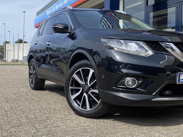 Nissan X-TRAIL 1.6 DIG-T Tekna / NL-Auto / Dealer-Onderhouden / Open-Panodak / Cruise-Control / Vol-Leder / Stoelverwarming / Elektr.-Stoelen / Elektr.-Achterklep / Trekhaak / Keyless / LED / DAB Radio-Bluetooth / Navi / Dodehoek-Detectie / PDC met Rondom-Camerazicht / 