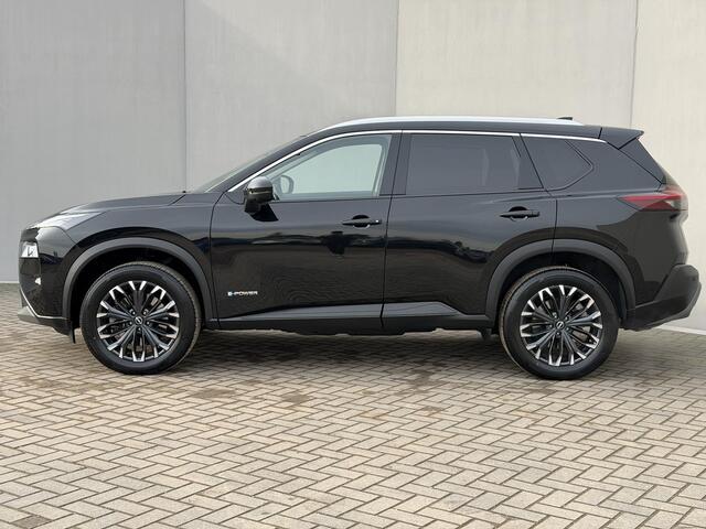 Nissan X-TRAIL 1.5 e-4orce Tekna 4WD / Fabrieksgarantie tot 10-2027 / Trekgewicht 2000 Kg / Elektr. achterklep / Elektr. Stoelen met Massage / Dodehoek Detectie / Apple Carplay & Android Auto / Stuur & Stoel en achterbankverwarming / Adaptief CC / 360 ° camera / Voorru