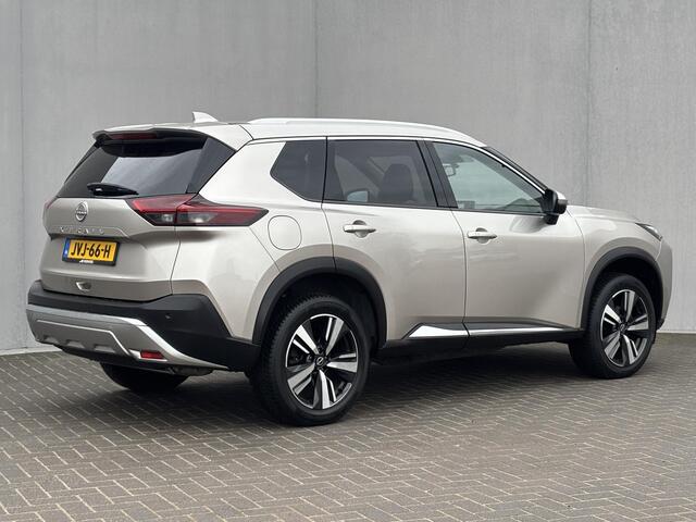 Nissan X-TRAIL 1.5 MHEV Tekna 163pk 5 zits Automaat / Trekgewicht 2000 Kg / HUD / Elektrische achterklep / Apple Carplay Android Auto / Stuur-, Stoel en achterbankverwarming / Adaptief CC / 360 ° camera / Voorruit verwarming /