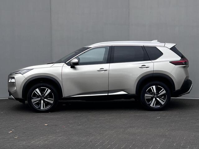 Nissan X-TRAIL 1.5 MHEV Tekna / 2000kg Trekgewicht GRATIS Vaste Trekhaak / HUD / Elektrische achterklep / Apple Carplay Android Auto / Stuur-, Stoel en achterbankverwarming / Adaptief CC / 360 ° camera / Voorruit verwarming /