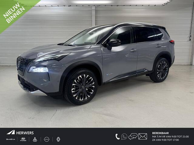 Nissan X-TRAIL 1.5 e-4orce Tekna 4WD 5p / 1800 KG Trekgewicht / Lederen Bekleding / Memoryseats / Navigatie / 360 Graden Camera / Stoel- en Stuurverwarming / Achterbankverwarming / Verwarmde Voorruit / Adaptive Cruise Control / Digitale Binnenspiegel / Climate Control /