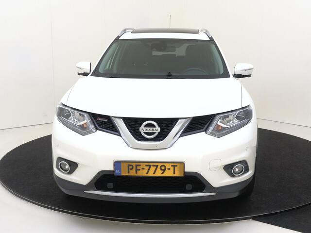 Nissan X-TRAIL 1.6 DIG-T Tekna | airco automatisch | cruise control | dodehoek detectie | LED koplampen | lederen bekleding | lichtmetalen velgen 19" | navigatiesysteem full map | panoramadak |