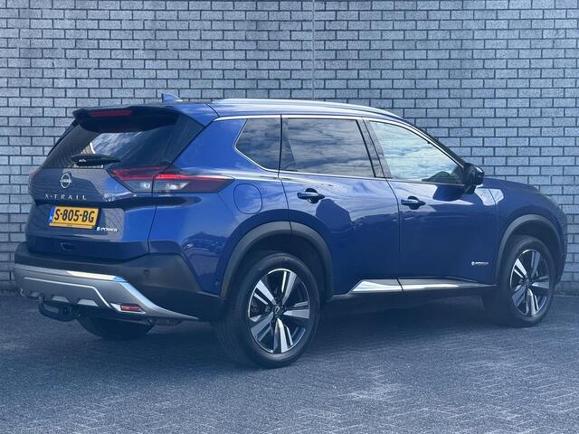 Nissan X-TRAIL 1.5 e-Power Tekna | Panoramadak | Trekhaak | Leder | 360° Camera | Stuur + Stoelverwarming |