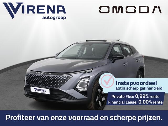 Omoda 5 SHS Hybride 1.6 T-GDi Premium - Schuifkanteldak - Stoel verwarming & ventilatie - Elektrische achterklep - Lederen interieur - Fabrieksgarantie tot 2032