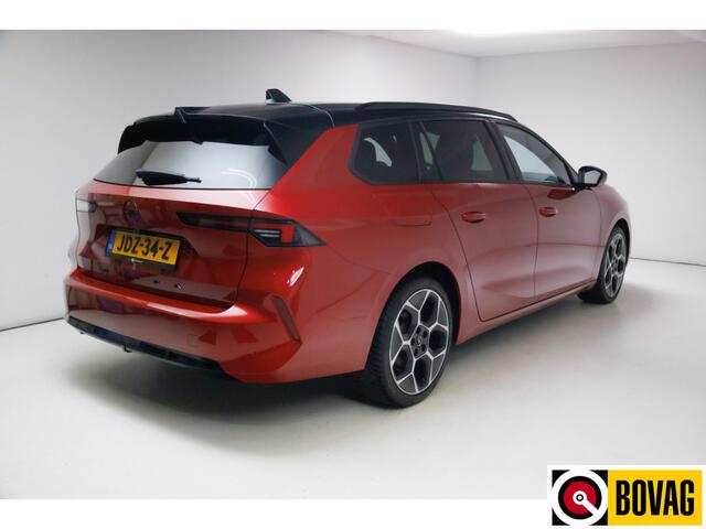 Opel ASTRA Sports Tourer 1.2 Turbo Ultimate | Pano | Leer | Stoelverwarming+koeling | Sportstoel met memory Achterbankverwarming, Stuurverwarming, Zwart dak, Navigatie, Adaptive cruise
