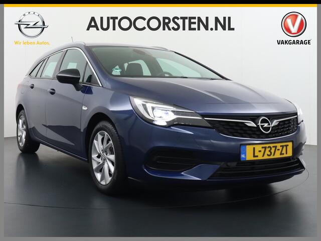 Opel ASTRA Sports Tourer 1.4T 145pk Navi Camera Lane-dep. Keyless 1/2Leer CruiseControl Led Bluetooth Pdc Apple/Android Aut.Verlichting Isofix Elek.Ramen Ecc Tel. Usb 16''LM Business Elegance