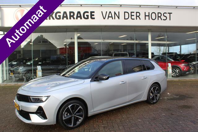 Opel ASTRA Sports Tourer 1.2 Turbo GS Line , 130 pk Automaat Climate control , Cruise control , Stoelverwarming , Bluetooth LED dag rijverlichting , AGR Stoel