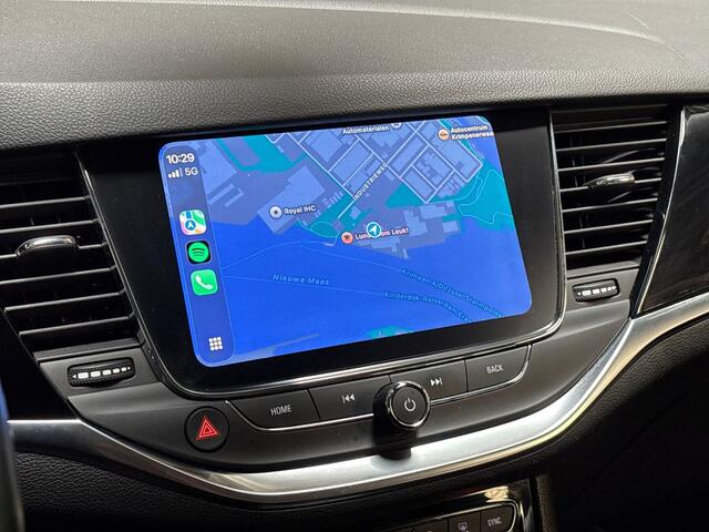 Opel ASTRA 1.2 Elegance (APPLE CARPLAY, GROOT NAVI, CAMERA, LEDER, ADAPTIVE CRUISE, SPORTSTOELEN, KEYLESS, TREKHAAK, LED KOPLAMPEN, NIEUWSTAAT)