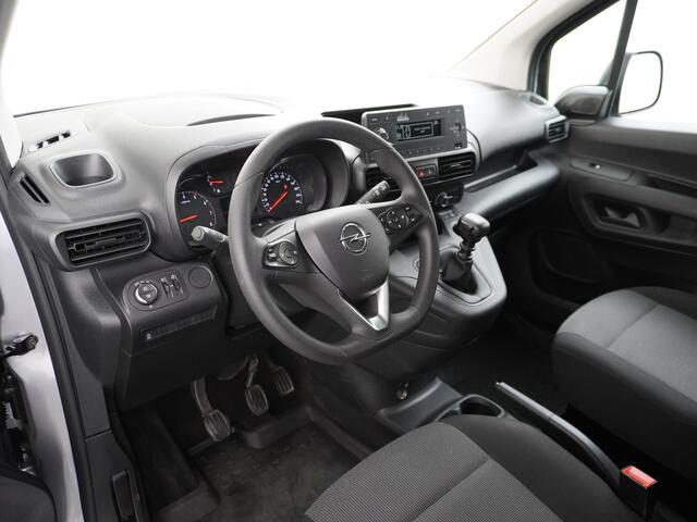 Opel COMBO 1.5D 102PK L1H1 Airco Cruise Control Lichtsensor Pdc Schuifdeur Betonplex vloer Lat om Lat Betimmering Tussenwand Euro 6