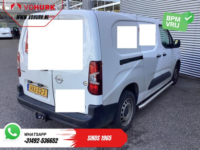 Opel COMBO 1.5CDTi 100 pk L2 BPM VRIJ! NL Auto/ Carplay/ Sidebars/ Cruise/ Airco/ Trekhaak