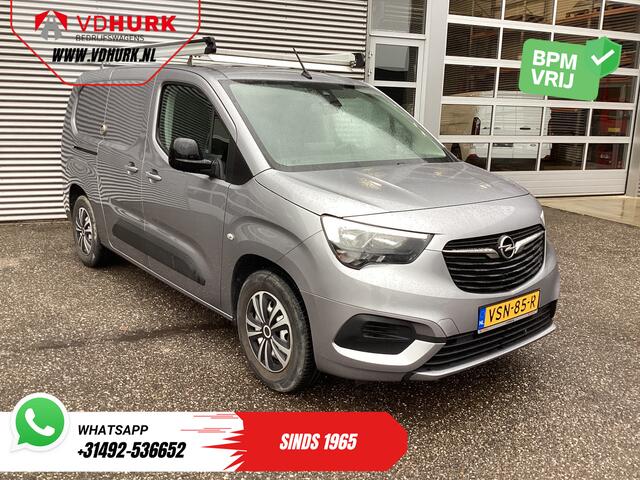 Opel COMBO Combo-e L2 50 kWh 135 pk 315km WLTP BPM VRIJ! Snellader/ Carplay/ Climate/ Imperiaal/ Cruise/ Head-up/ Stoel+Stuurverw./ Trekhaak