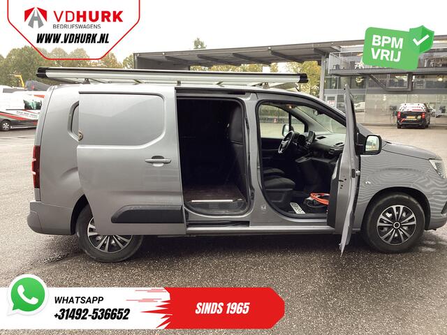 Opel COMBO Combo-e L2 50 kWh 135 pk 315km WLTP BPM VRIJ! Snellader/ Carplay/ Climate/ Imperiaal/ Cruise/ Head-up/ Stoel+Stuurverw./ Trekhaak