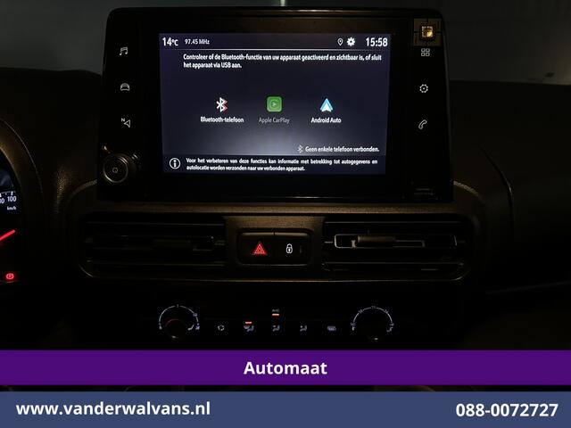 Opel COMBO 1.5D 131pk Automaat L1H1 Euro6 Airco | 3-Zits | Camera | Apple Carplay | Cruisecontrol Android Auto, Parkeersensoren, Bijrijdersbank