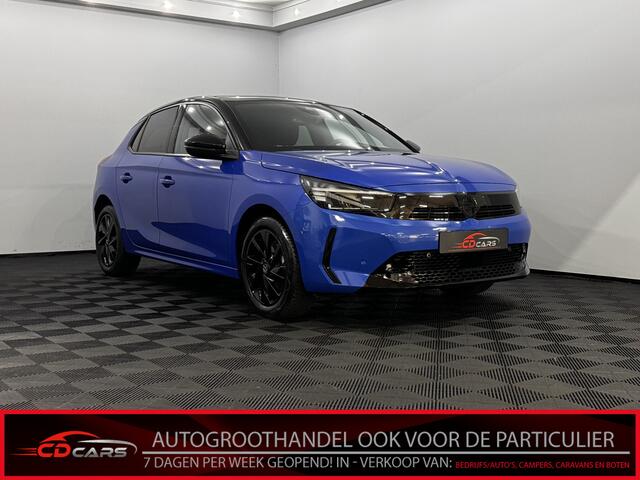 Opel CORSA 1.2 Turbo GS Pano, Half leder. Camera, Apple carplay, Clima, Virtual desk, Rijstrook correctie