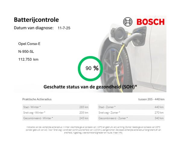 Opel CORSA Electric Edition 50 kWh 3 Fase - Carplay, Cruise, SOH 90%