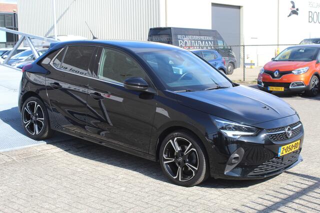 Opel CORSA 1.2 GS Line Panoramadak/Virtual cockpit/Apple carplay/Achteruitrijcamera/Parkeersensoren rondom/Stoelverwarming/Stuurverwarming/Dodehoek detectie/Climate control/17'' Lichtmetalen velgen.