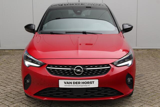 Opel CORSA 1.2-100 pk Turbo GS-Line. Erg mooie sportieve wagen, slechts 25.500km ! Panoramadak, Stoel- en stuurwielverwarming, Cruise Control, Climate Control, Apple CarPlay/Android auto, Camera, Dodehoek assistent