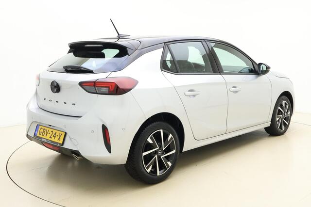 Opel CORSA 1.2 Turbo 100pk GS | Climate control | Navigatie via Carplay | Stoel & Stuurverwarming | Zwart dak | Lichtmetalen velgen | Cruise control | Camera