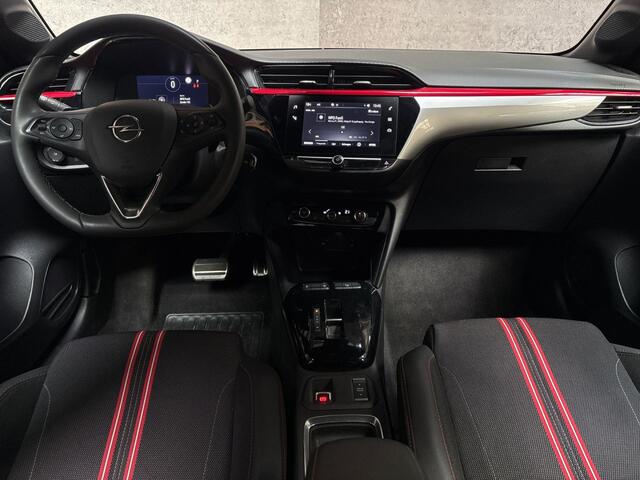 Opel CORSA 1.2 GS Line Sport 131Pk Automaat (VIRTUAL COCKPIT, BLACK PACK, APPLE CARPLAY, GROOT NAVI, 360 CAMERA, SPORTSTOELEN, ZWART HEMEL, CRUISE, LM VELGEN, NIEUWSTAAT)