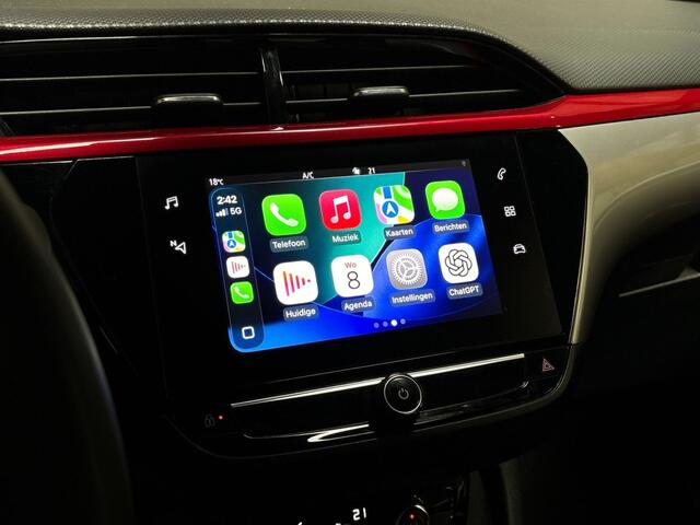 Opel CORSA 1.2 GS Line Sport 131Pk Automaat (VIRTUAL COCKPIT, BLACK PACK, APPLE CARPLAY, GROOT NAVI, 360 CAMERA, SPORTSTOELEN, ZWART HEMEL, CRUISE, LM VELGEN, NIEUWSTAAT)