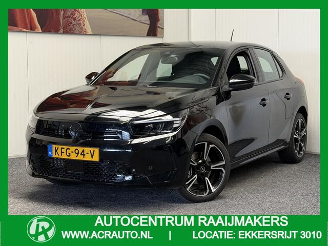 Opel CORSA 1.2 TURBO GS NAVIGATIE VIA APPLE CARPLAY/ANDROID CRUISE CONTROL RIJSTROOKSENSOREN DODEHOEKSENSOREN ACHTERUITRIJCAMERA 17" LICHTMETALEN VELGEN ZEER MOOI !!
