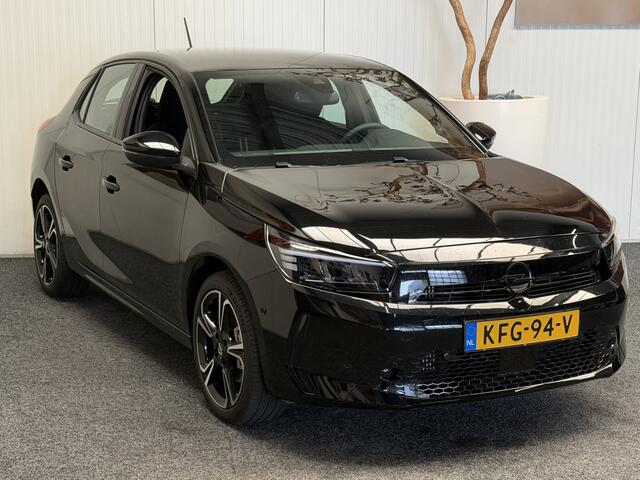 Opel CORSA 1.2 TURBO GS NAVIGATIE VIA APPLE CARPLAY/ANDROID CRUISE CONTROL RIJSTROOKSENSOREN DODEHOEKSENSOREN ACHTERUITRIJCAMERA 17" LICHTMETALEN VELGEN ZEER MOOI !!