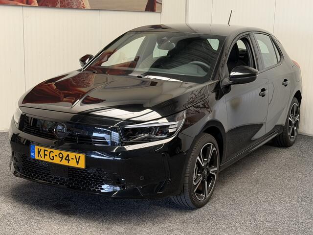 Opel CORSA 1.2 TURBO GS NAVIGATIE VIA APPLE CARPLAY/ANDROID CRUISE CONTROL RIJSTROOKSENSOREN DODEHOEKSENSOREN ACHTERUITRIJCAMERA 17" LICHTMETALEN VELGEN ZEER MOOI !!