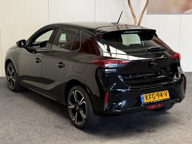 Opel CORSA 1.2 TURBO GS NAVIGATIE VIA APPLE CARPLAY/ANDROID CRUISE CONTROL RIJSTROOKSENSOREN DODEHOEKSENSOREN ACHTERUITRIJCAMERA 17" LICHTMETALEN VELGEN ZEER MOOI !!