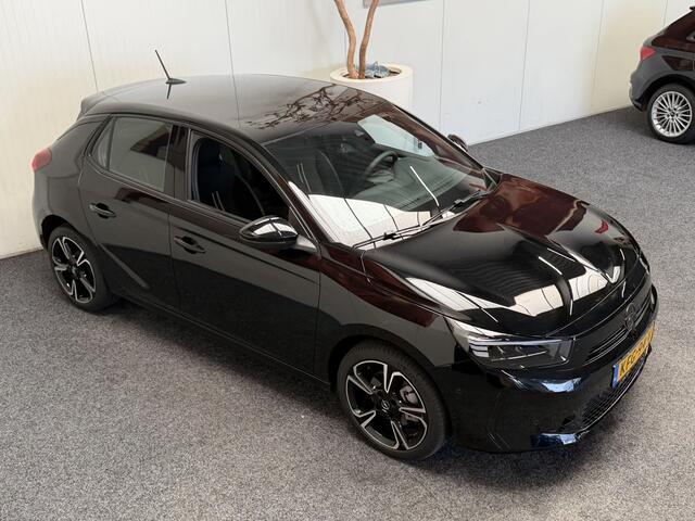 Opel CORSA 1.2 TURBO GS NAVIGATIE VIA APPLE CARPLAY/ANDROID CRUISE CONTROL RIJSTROOKSENSOREN DODEHOEKSENSOREN ACHTERUITRIJCAMERA 17" LICHTMETALEN VELGEN ZEER MOOI !!