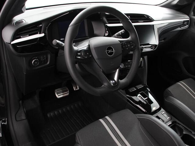 Opel CORSA 1.2 Turbo Hybrid 100pk GS Automaat Navigatie Apple Carplay Android Auto Camera Parkeersensoren Cruise Control Dodehoek assistent Airco Lichtmetalen velgen Virtual Cockpit