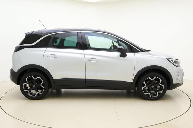 Opel Crossland 1.2 Turbo Ultimate | Alcantara bekleding | Led verlichting | Navigatie | Grijs met. met zwart dak | Keyless entry |