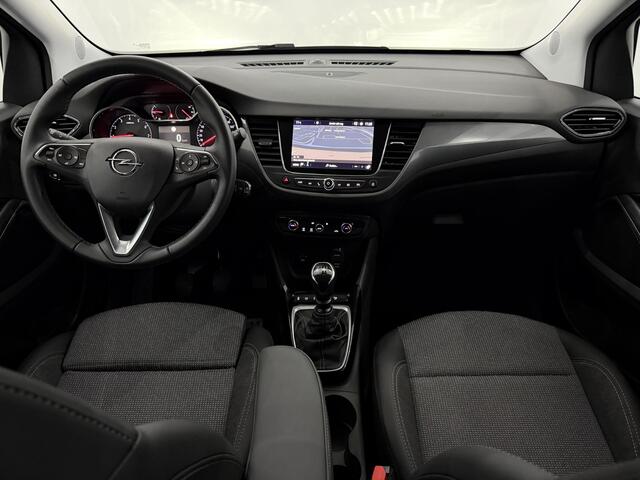 Opel Crossland 1.2 Turbo Elegance Half leder, Camera, Navi, Cruise control, Rijstrook correctie, A start stop, Apple carplay, Lichtmetalen velgen