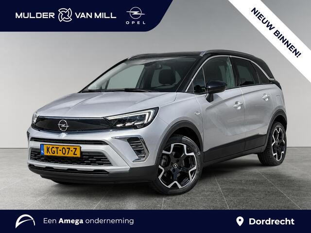 Opel Crossland Ultimate 1.2 Turbo 110pk | 180° CAMERA+SENSOREN | ALCANTARA/LEDER | AGR-STOELEN | NAVI | DAB+ | ISOFIX | FULL LED | LAGE KM | TWO-TONE | KEYLESS |