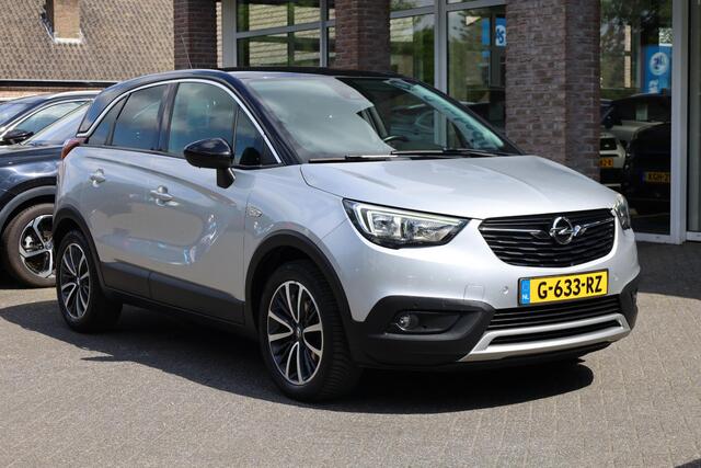 Opel Crossland X 1.2 Turbo Innovation TREKHAAK 360-CAMERA HALF-LEER CARPLAY CRUISE NAVI CLIMA 2XPDC 17''LMV ALL-SEASONS DUO-TONE