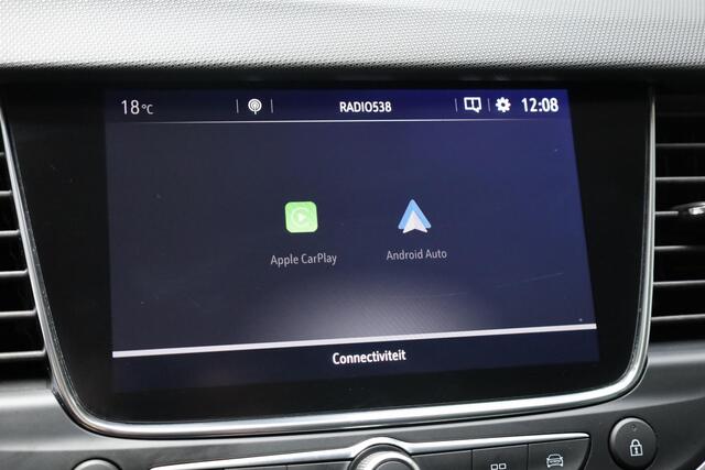 Opel Crossland X 1.2 Turbo Innovation TREKHAAK 360-CAMERA HALF-LEER CARPLAY CRUISE NAVI CLIMA 2XPDC 17''LMV ALL-SEASONS DUO-TONE