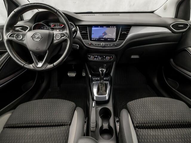 Opel Crossland X 1.2 Turbo Innovation Automaat (APPLE CARPLAY, GROOT NAVI, STUUR/STOELVERWARMING, 360 CAMERA, CLIMATE, LEDER, SPORTSTOELEN, GETINT GLAS, CRUISE, NIEUWE APK, NIEUWSTAAT)