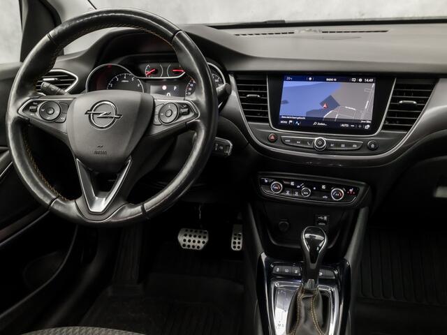 Opel Crossland X 1.2 Turbo Innovation Automaat (APPLE CARPLAY, GROOT NAVI, STUUR/STOELVERWARMING, 360 CAMERA, CLIMATE, LEDER, SPORTSTOELEN, GETINT GLAS, CRUISE, NIEUWE APK, NIEUWSTAAT)
