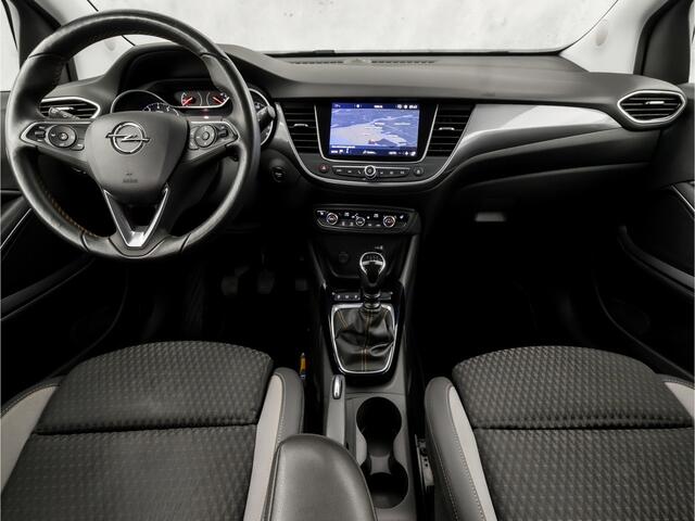 Opel Crossland X 1.2 Turbo Innovation (APPLE CARPLAY, GROOT NAVI, CLIMATE, STUUR/STOELVERWARMING, 360 CAMERA, SPORTSTOELEN, KEYLESS, GETINT GLAS, CRUISE, NIEUWSTAAT)