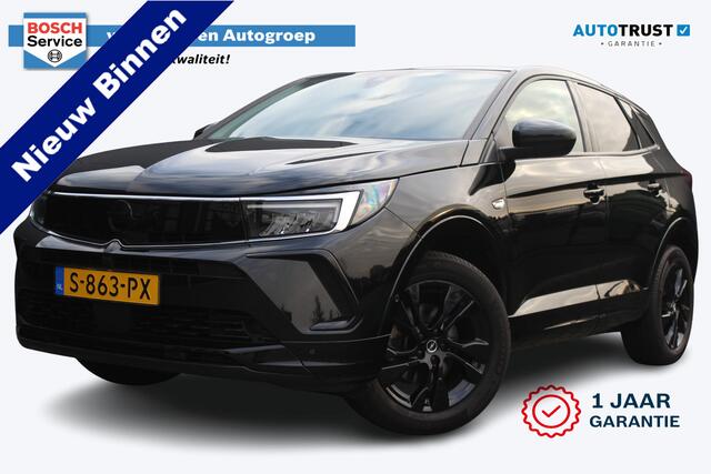 Opel Grandland 1.2 Turbo Level 4 | Automaat | Incl. 12 maanden garantie | Apple Carplay | Stoel en stuurverwarming | Sportstoelen | Virtueel dashboard | Cruise control | Climate control | Verkeersbord herkenning | Parkeersensoren | Lane assist | Draadloos telefoon laden
