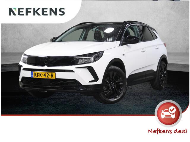 Opel Grandland 1.2 130PK Turbo GS Line | 1ste eigenaar | AppleCarPlay/AndroidAuto | Stoel/Stuur/Voorruitverwarming | FULL LED | AGR Stoelen | Camera | Two-tone | Privacy Glass | Navigatie | Adaptief Cruise Control | Isofix |