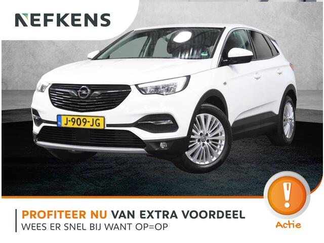 Opel Grandland X 130PK Innovation | 1ste eigenaar | AppleCarPlay/AndroidAuto | Trekhaak | Camera | LEER/Stof | AGR Bestuurdersstoel | Dodehoekdetectie | Navigatie | LED lampen | Isofix | Privacy Glass | Elektrische Klep |