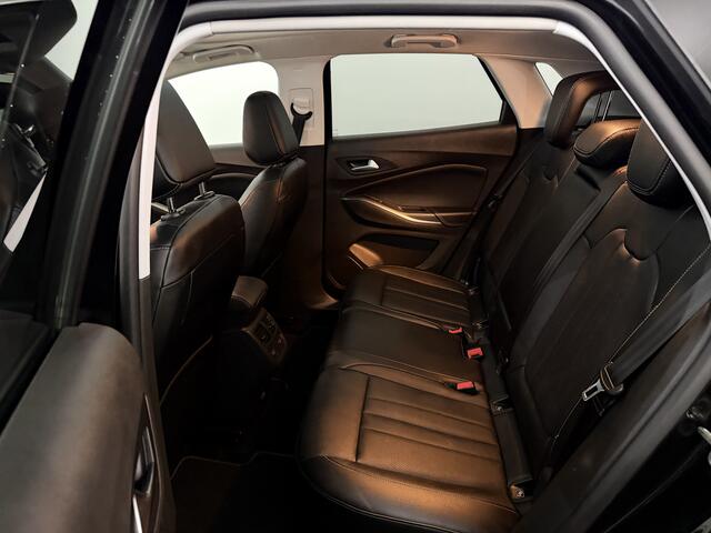 Opel Grandland X 1.2 Turbo Ultimate Pano, Leder, Camera, Navi, Winterpakket, Elektrische achterklep, Memory stoelen, Rijstrook correctie, A start stop