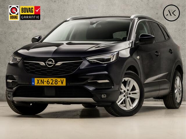 Opel Grandland X 1.2 Turbo Sport (APPLE CARPLAY, GROOT NAVI, LEDER, CAMERA, STUUR/STOELVERWARMING, SPORTSTOELEN, KEYLESS, CRUISE, GETINT GLAS, NIEUWSTAAT)