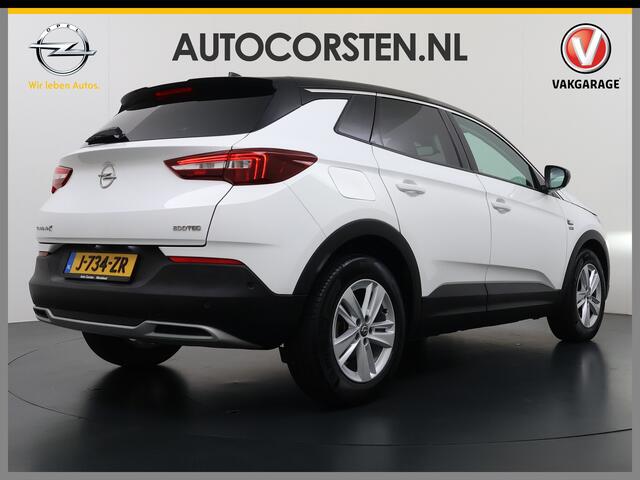 Opel Grandland X T 131PK Pano-Dak Camera Apple Carplay Android LED AGR-Comfort Stoelen Two-Tone Airco Navi* Pdc Edition 2020 Stoel+Stuurverwarming lane Assist Lmv 17" Led 1e Eigenaar Origineel Nederlandse Auto Dealeronderhouden