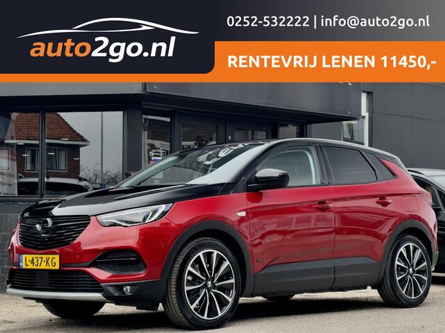 Opel Grandland X 1.6 TURBO AUT8 HYBRID4 TWO-TONE ULTIMATE 72D.KM 200PK. LEDER NAVI CAMERA APPLE-CARPLAY LED 19 INCH-LMV PDC